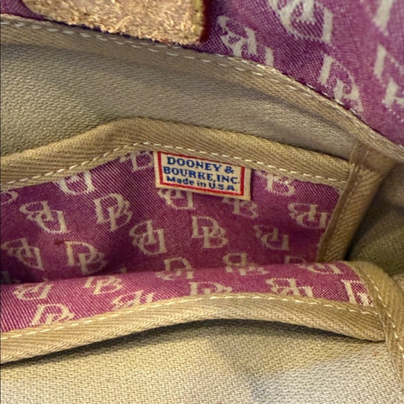 Dooney & Bourke Lavender Monogram Tote - Picture 2 of 5